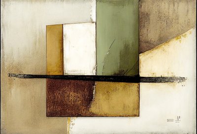 Art abstrait marron, peinture numérique - F. Abderrahim