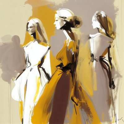 Peinture minimaliste, expressionnisme abstrait, femme - F. Abderrahim