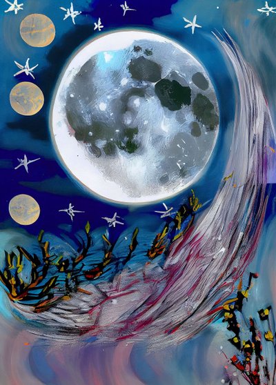 Lune la nuit - F. Abderrahim