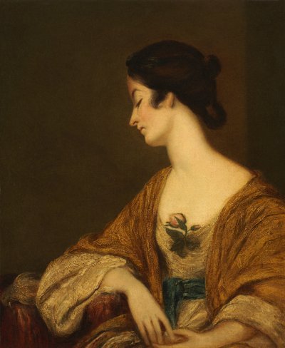 Portrait de Mme George Collier - follower of Joshua Reynolds