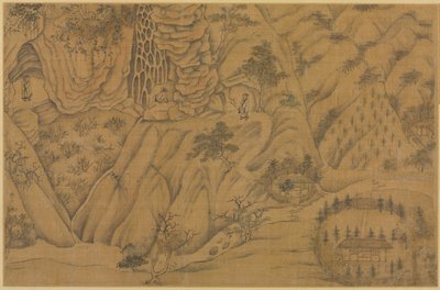 Habiter dans les montagnes de Longmian ("Dragon endormi") - follower of Li Gonglin