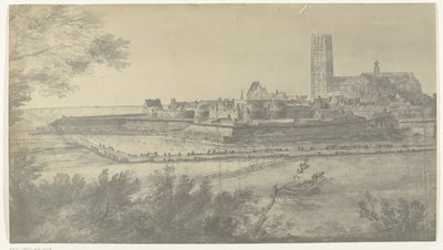 Vue de Harderwijk, 1672 - frères Moreau