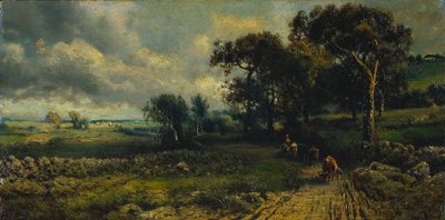 Nuages floconneux - imitator of George Inness