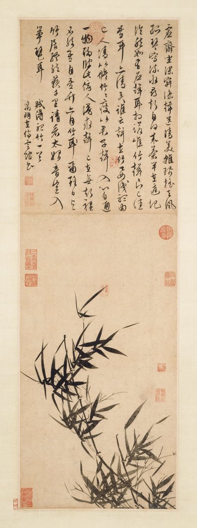 Écouter le bambou - imitator of Wen Zhengming