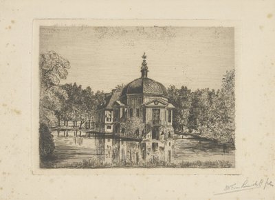 Vue de Trompenburgh - jonkheer Barthold Willem Floris van Riemsdijk