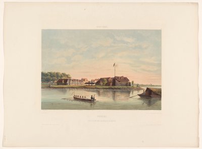 Fort Zeelandia à Paramaribo. Suriname. Vue du Fort Zeelandia à Paramaribo - jonkheer Jacob Eduard van Heemskerck