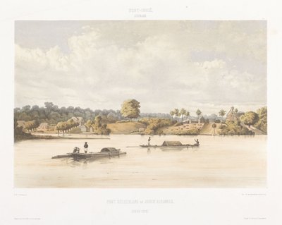 Vue de Post Gelderland et Joden Savannah (Vues des Indes occidentales néerlandaises) - jonkheer Jacob Eduard van Heemskerck