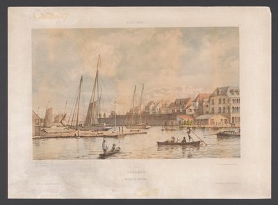 Waaigat et rempart de Willemstad - jonkheer Jacob Eduard van Heemskerck