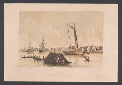 Rive et rade à Paramaribo - jonkheer Jacob Eduard van Heemskerck