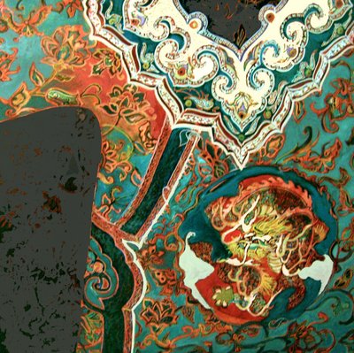 Veste chinoise, 2013 (techniques mixtes) - linda arthurs