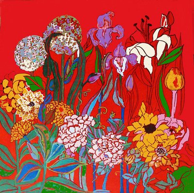 Fleurs dans le jardin d