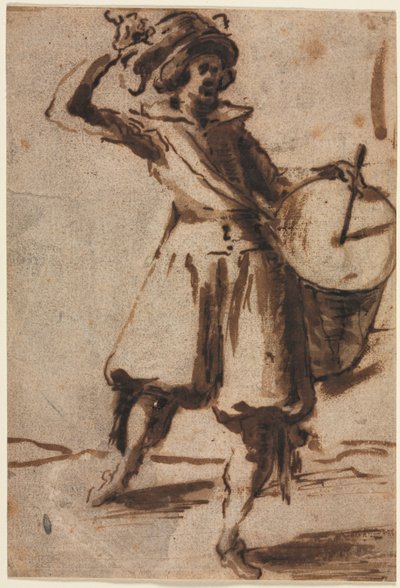 Le batteur - manner of Jacques Callot