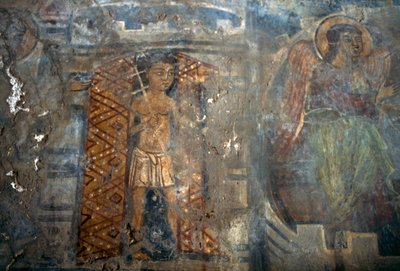 Ange, fresque dans l