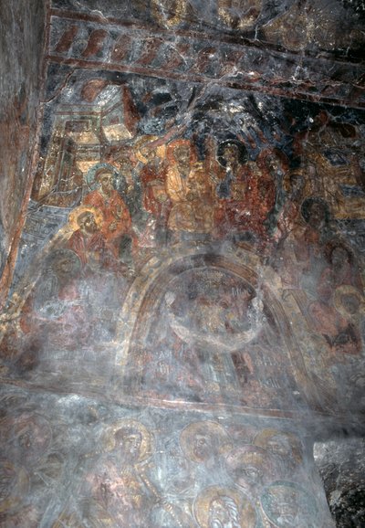 Saints, fresque au plafond de l
