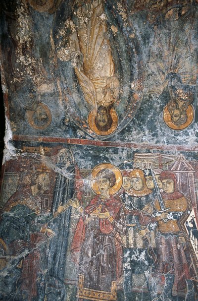 Scènes de la vie de Jésus, voûte peinte par Pagomenos dans l