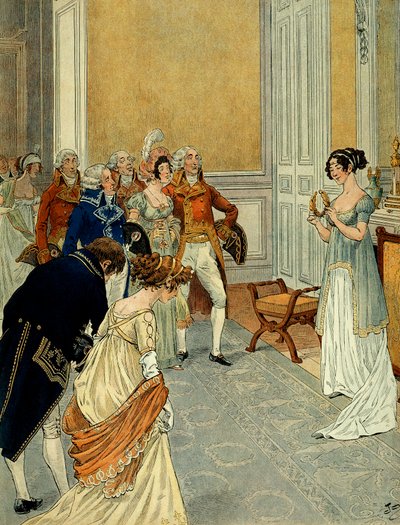 Aux Tuileries, ministres, diplomates et conseillers d