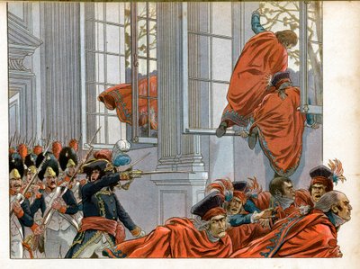 Consulat : Joachim Murat entre dans la Chambre du Conseil des Cinq-Cents avec 50 hommes pour chasser les sénateurs lors du coup d