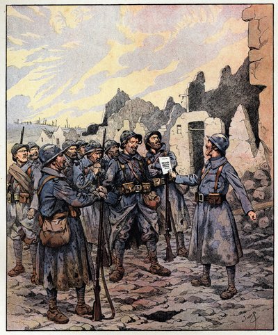 Courage ! Nous les aurons ! Général Philippe Pétain (1856-1951) le 27 février - pseudonym for Onfray de Breville Jacques Job