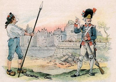 Destruction (démolition, démantèlement) de la Bastille - pseudonym for Onfray de Breville Jacques Job