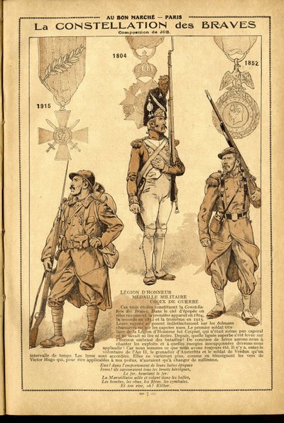 Journal du Bon Marché 1917 - Illustration de Job (Jacques Marie Gaston Onfray de Bréville) (1858-1931) : 1905 - pseudonym for Onfray de Breville Jacques Job