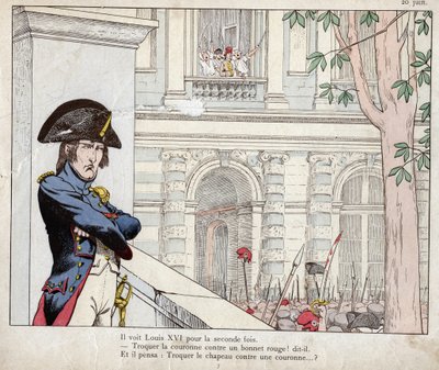 Il vit Louis XVI pour la deuxième fois (Invasion des Tuileries, 20 juin) - pseudonym for Onfray de Breville Jacques Job