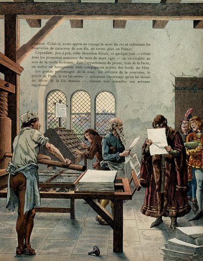Histoire de France au Moyen Âge : le roi de France Louis XI dit le Prudent (1423-1483) encouragea la croissance de l