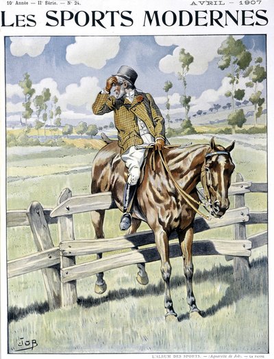 Équitation : "la panne" - pseudonym for Onfray de Breville Jacques Job