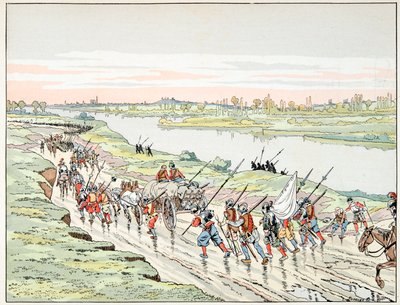 Illustration tirée du livre « Le bon roy Henri », illustrée par Jacques Marie Gaston Onfray de Bréville dit JOB (1858-1931) : Henri IV est à Paris - pseudonym for Onfray de Breville Jacques Job