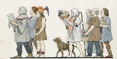 Dans « La France, son histoire racontée par G. Montorgueil, illustrée par Job » 1896. Collection privée - pseudonym for Onfray de Breville Jacques Job
