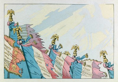 Illustration du livre « Les épées de France » : Les aigles de Napoléon - pseudonym for Onfray de Breville Jacques Job