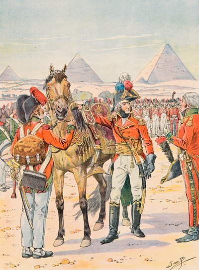 Troupes françaises à toutes les époques : 9e demi-brigade de bataille en Égypte - pseudonym for Onfray de Breville Jacques Job