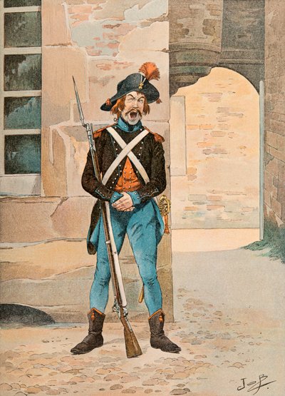 Troupes françaises à toutes les époques : 1ère légion des francs (1796) - pseudonym for Onfray de Breville Jacques Job
