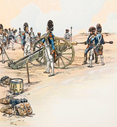 Artilleurs de la Grande Armée de Napoléon Bonaparte, Collection privée - pseudonym for Onfray de Breville Jacques Job