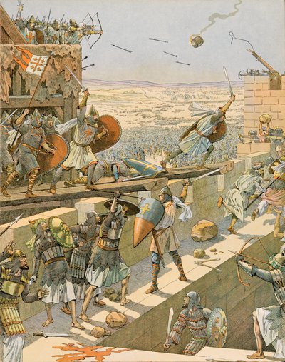 Histoire de la Belgique : Englebert et Lietaud de Tournai, croisés tournaisiens, ont pris d