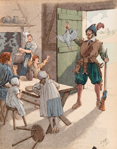 La poule au pot au temps de Henri IV - pseudonym for Onfray de Breville Jacques Job