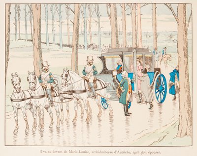 Napoléon Bonaparte se rend au front de Marie-Louise d