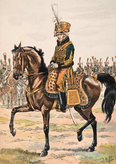 Tenue des troupes françaises à toutes les époques : Général commandant un des régiments des Gardes d