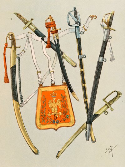 Tenue des troupes françaises à toutes les époques : Armes des troupes, Groupe 1, Collection privée - pseudonym for Onfray de Breville Jacques Job