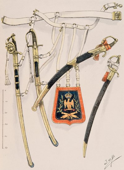 Tenue des troupes françaises à toutes les époques : Garde impériale Second Empire, Collection privée - pseudonym for Onfray de Breville Jacques Job