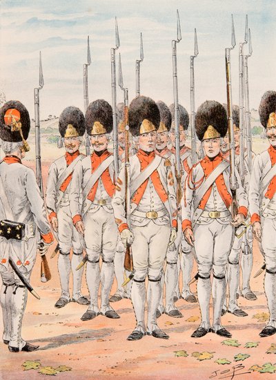 Tenue des troupes françaises à toutes les époques : Grenadiers du Régiment d