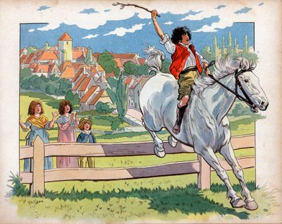 Joachim Murat (1767-1815) enfant sur un cheval s