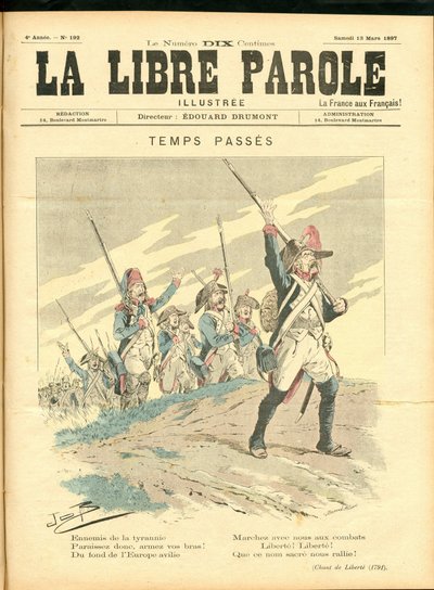 La Libre parole illustrée - pseudonym for Onfray de Breville Jacques Job