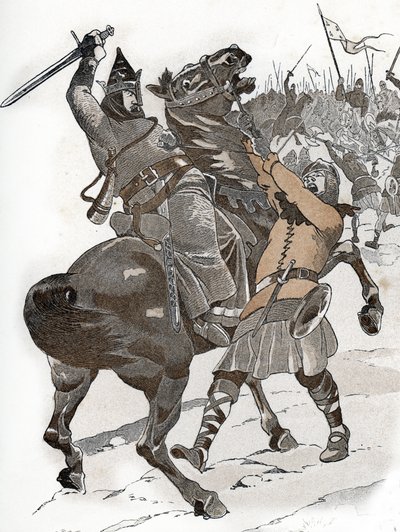 Louis VI le Gros à la bataille de Brémule (1119) « On ne prend pas le roi de France, ni à la guerre ni aux échecs ! » - pseudonym for Onfray de Breville Jacques Job