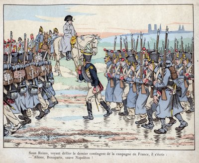 Napoléon regarde le dernier contingent de l