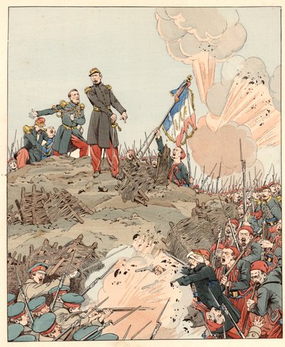 Siège de Sébastopol pendant la guerre de Crimée, le général Patrice de Mac-Mahon (1808-1893) répondit « J