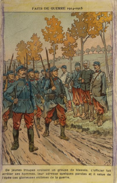 Première Guerre mondiale : honorer les blessés - pseudonym for Onfray de Breville Jacques Job