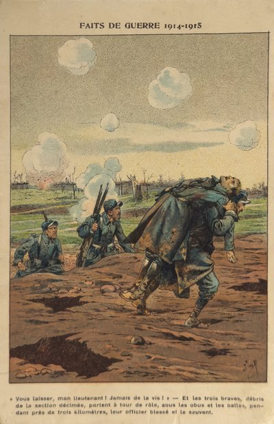 WW1 : Sauver le patron (illustration) - pseudonym for Onfray de Breville Jacques Job