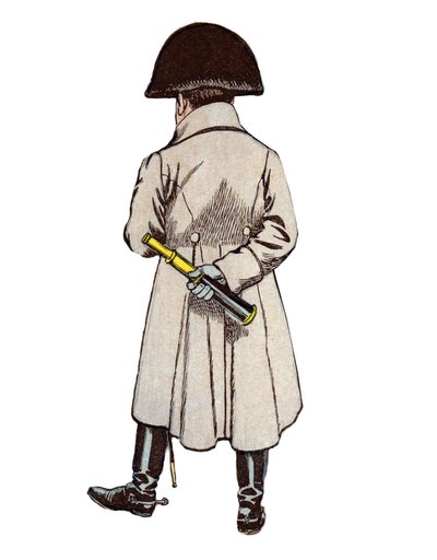 Portrait de Napoléon Bonaparte - lithographie de Job (Jacques Onfroy de Bréville) de "Le Grand Napoléon des Petites Enfants" 1893 - pseudonym for Onfray de Breville Jacques Job