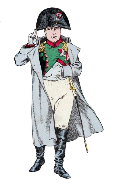 Portrait de Napoléon Bonaparte - lithographie de Job (Jacques Onfroy de Bréville) de « Le Grand Napoléon des Petites Enfants » 1893 - pseudonym for Onfray de Breville Jacques Job