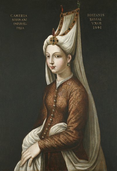 Princesse Mihrimah Sultan 1522-1578, fille de l